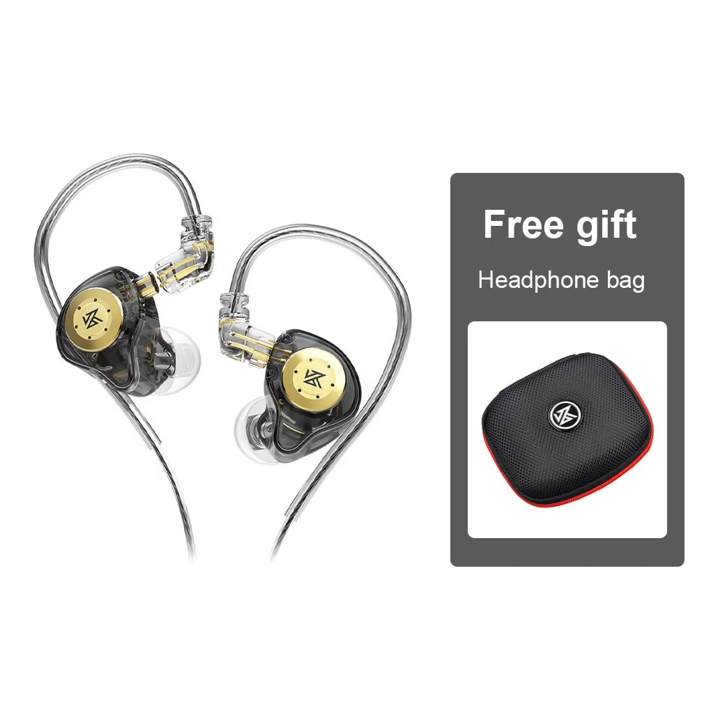 KZ EDX PRO Earphone 10Mm Dual Magnetic Circuit Dynamic Drive HIFI Music Earbud Sport Noise Cancelling Headset ZSN PRO ZSTX ZEX