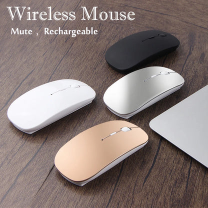 Wireless Mouse Bluetooth Rechargeable Mouse Wireless Computer Silent Mouse Ergonomic Mini Mice USB Optical Mice For PC laptop