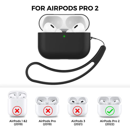 For Apple AirPod Pro 2nd/1st Generation Case Soft Silicone Protective Case Cover with Cleaning Pen Kit Accessory for AirPods Pro