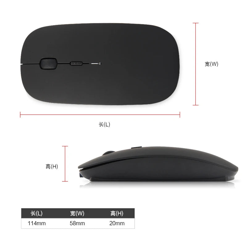 Wireless Mouse Bluetooth Rechargeable Mouse Wireless Computer Silent Mouse Ergonomic Mini Mice USB Optical Mice For PC laptop