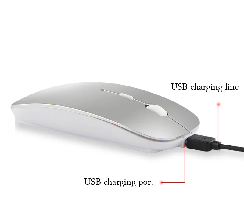 Wireless Mouse Bluetooth Rechargeable Mouse Wireless Computer Silent Mouse Ergonomic Mini Mice USB Optical Mice For PC laptop